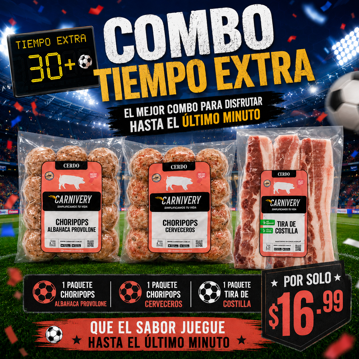 3.- COMBO TIEMPO EXTRA 3. COMBO TIEMPO EXTRA